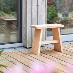 Hocker aus Eiche "Lütje Boom"