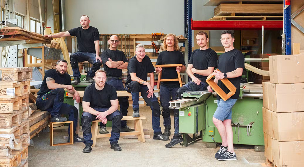 Das Team hinter der Hamburger Holzmanufaktur